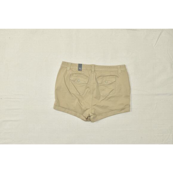 Torrid Women's Plus Size 22 Khaki Twill Shorts W/ Pockets Cotton Blend NEW - Picture 4 of 8